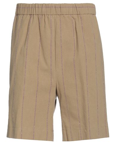 Brian Dales Man Shorts & Bermuda Shorts Khaki Size 32 Cotton