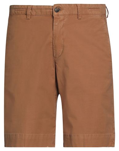 Briglia 1949 Man Shorts & Bermuda Shorts Camel Size 33 Cotton, Elastane