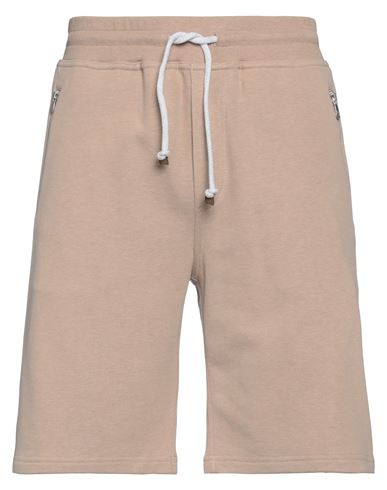Brunello Cucinelli Man Shorts & Bermuda Shorts Light brown Size S Cotton