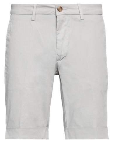 Bulgarini Man Shorts & Bermuda Shorts Light grey Size 30 Cotton, Elastane