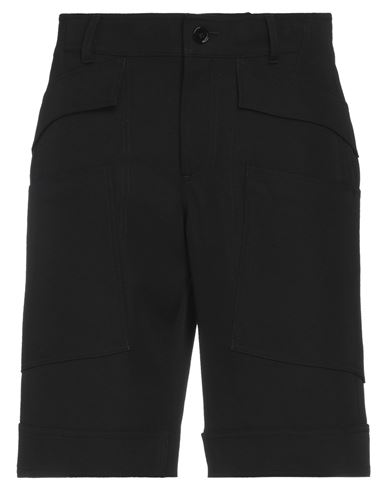 Burberry Man Shorts & Bermuda Shorts Black Size 36 Virgin Wool