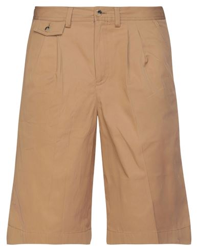 Burberry Man Shorts & Bermuda Shorts Camel Size 34 Cotton, Polyester