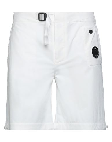 C. p. Company Man Shorts & Bermuda Shorts White Size 28 Polyamide, Elastane