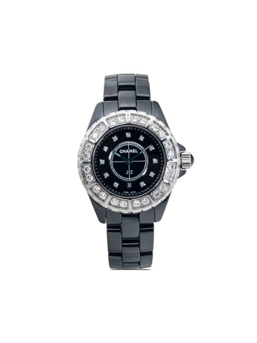 CHANEL Pre-Owned pre-owned J12 38mm - Black
