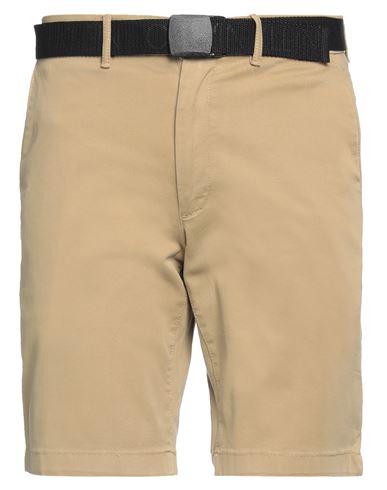 Calvin Klein Man Shorts & Bermuda Shorts Khaki Size 28 Cotton, Elastane