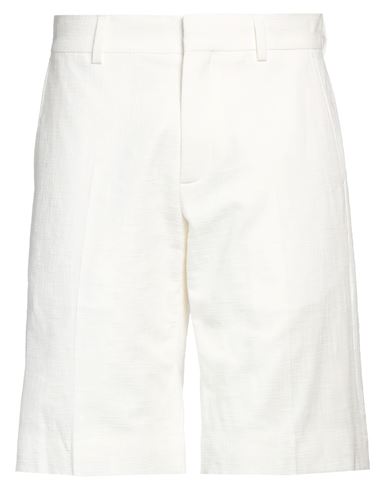 Casablanca Man Shorts & Bermuda Shorts White Size 32 Cotton