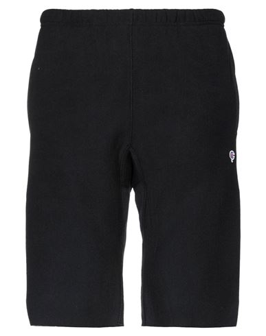 Champion Man Shorts & Bermuda Shorts Black Size S Cotton