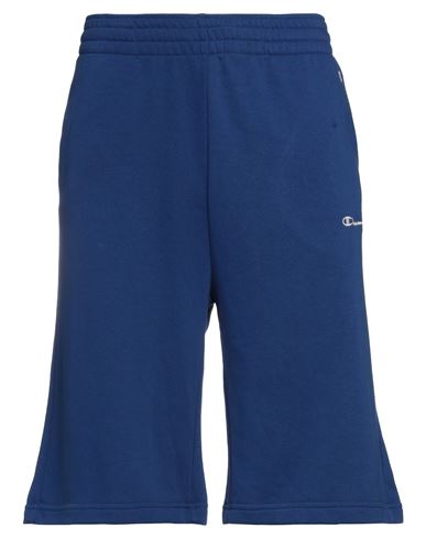 Champion Man Shorts & Bermuda Shorts Bright blue Size L Cotton, Polyester