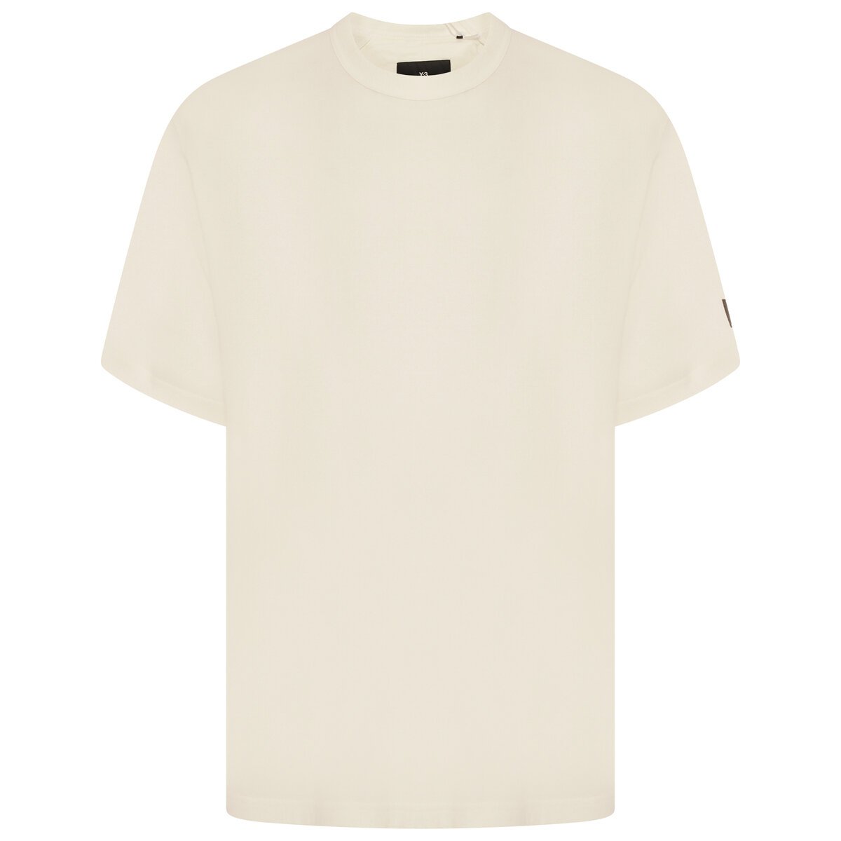 Crepe Jersey Short Sleeve T-shirt Xl Cream