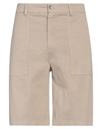 Daniele Alessandrini Homme Man Shorts & Bermuda Shorts Beige Size 30 Cotton, Elastane