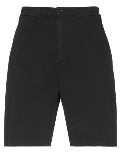 Department 5 Man Shorts & Bermuda Shorts Black Size 32 Cotton, Elastane