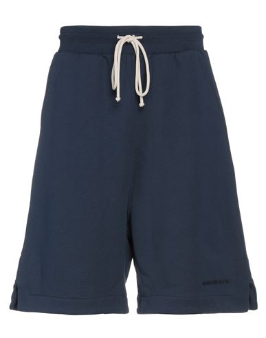 Department 5 Man Shorts & Bermuda Shorts Midnight blue Size S Cotton