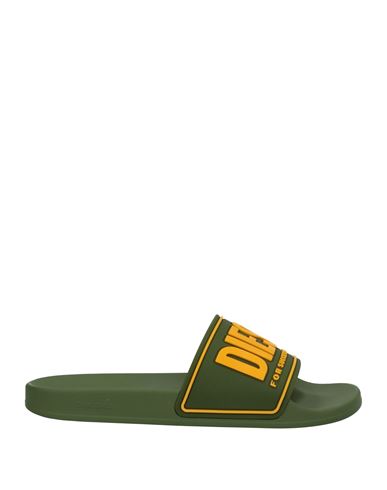 Diesel Sa-mayemi Cc Man Sandals Military green Size 8.5 Polyurethane