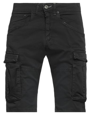 Displaj Man Shorts & Bermuda Shorts Black Size 28 Cotton, Elastane