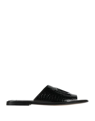Dolce & Gabbana Man Sandals Black Size 11 Calfskin