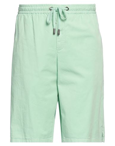 Dolce & Gabbana Man Shorts & Bermuda Shorts Light green Size 32 Cotton, Elastane