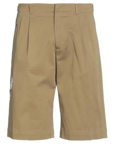 Dolce & Gabbana Man Shorts & Bermuda Shorts Sage green Size 30 Cotton, Elastane