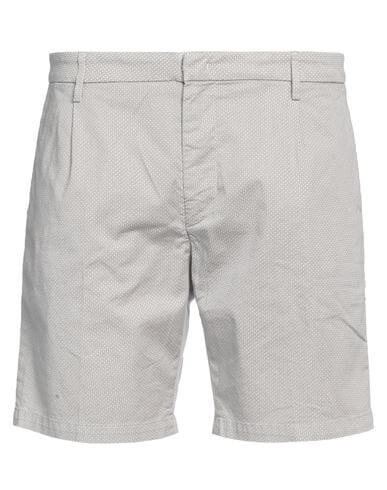 Dondup Man Shorts & Bermuda Shorts Cream Size 36 Cotton, Elastane