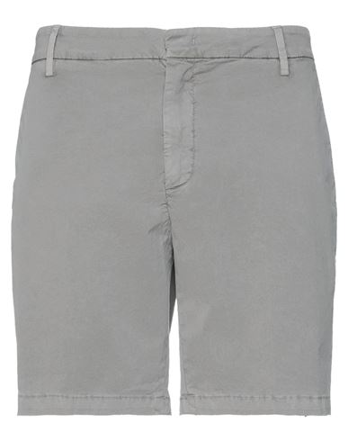 Dondup Man Shorts & Bermuda Shorts Grey Size 34 Cotton, Elastane
