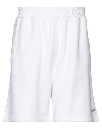 Dondup Man Shorts & Bermuda Shorts White Size S Cotton