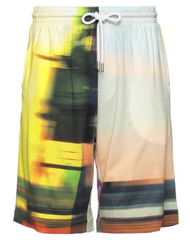 Dries Van Noten Man Shorts & Bermuda Shorts Yellow Size XL Cotton