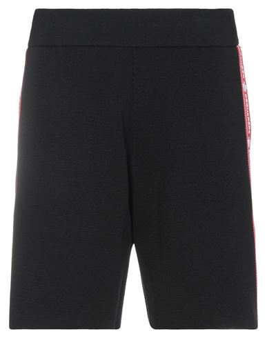 Dsquared2 Man Shorts & Bermuda Shorts Black Size XL Wool, Elastane
