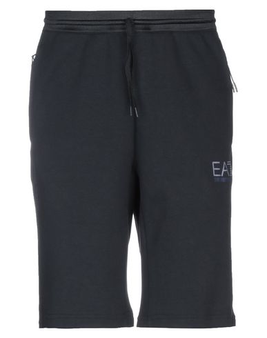 Ea7 Man Shorts & Bermuda Shorts Black Size XL Cotton, Polyester