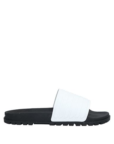Emporio Armani Man Sandals White Size 12 Rubber