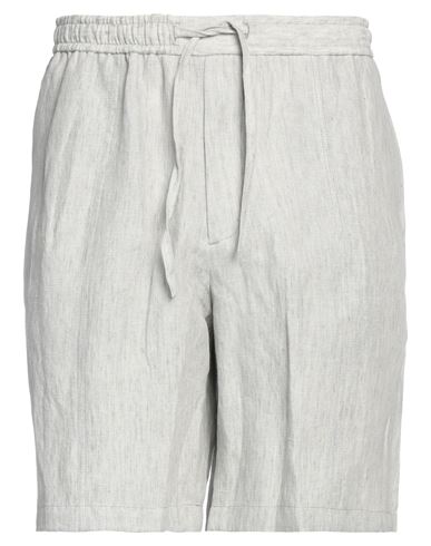 Emporio Armani Man Shorts & Bermuda Shorts Light grey Size 30 Linen