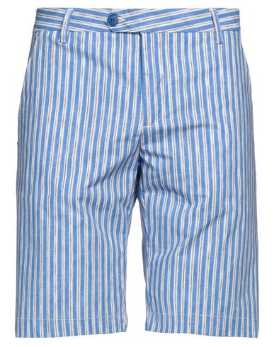 Entre Amis Man Shorts & Bermuda Shorts Blue Size 38 Cotton, Elastane