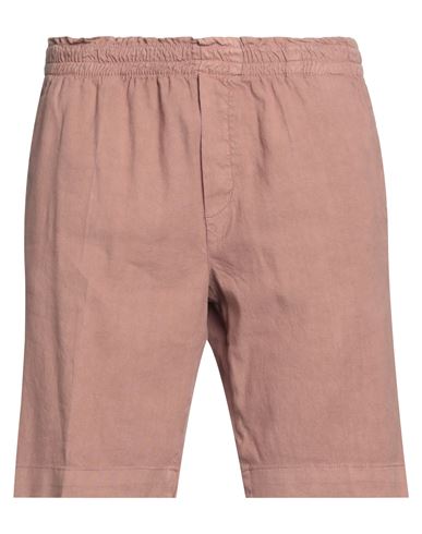 Entre Amis Man Shorts & Bermuda Shorts Light brown Size 38 Linen, Cotton, Elastane