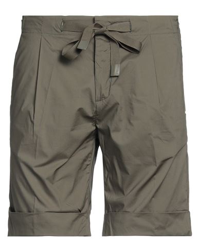 Entre Amis Man Shorts & Bermuda Shorts Military green Size 29 Cotton