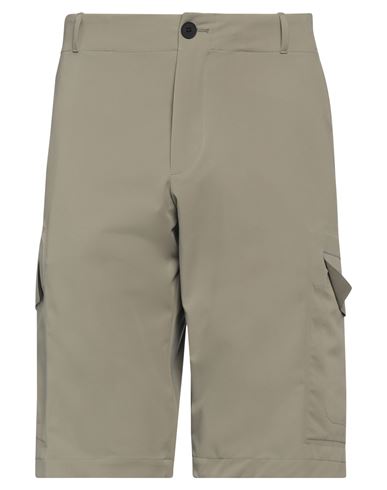 Esemplare Man Shorts & Bermuda Shorts Sage green Size L Polyamide, Elastane