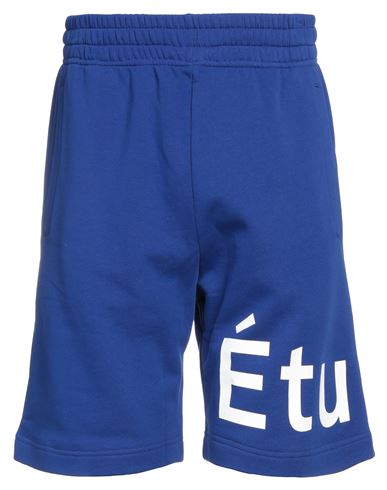 Études Man Shorts & Bermuda Shorts Blue Size M Organic cotton