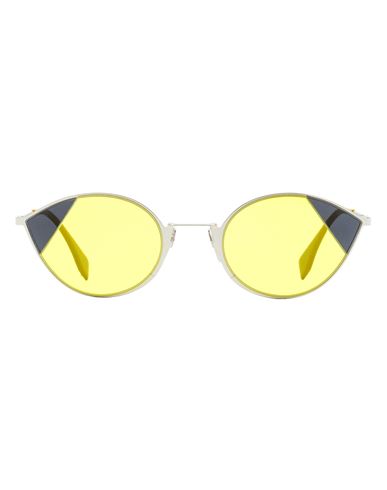 Fendi Fendi Cat Eye Ff0342s Sunglasses Woman Sunglasses Gold Size 51 Metal, Acetate