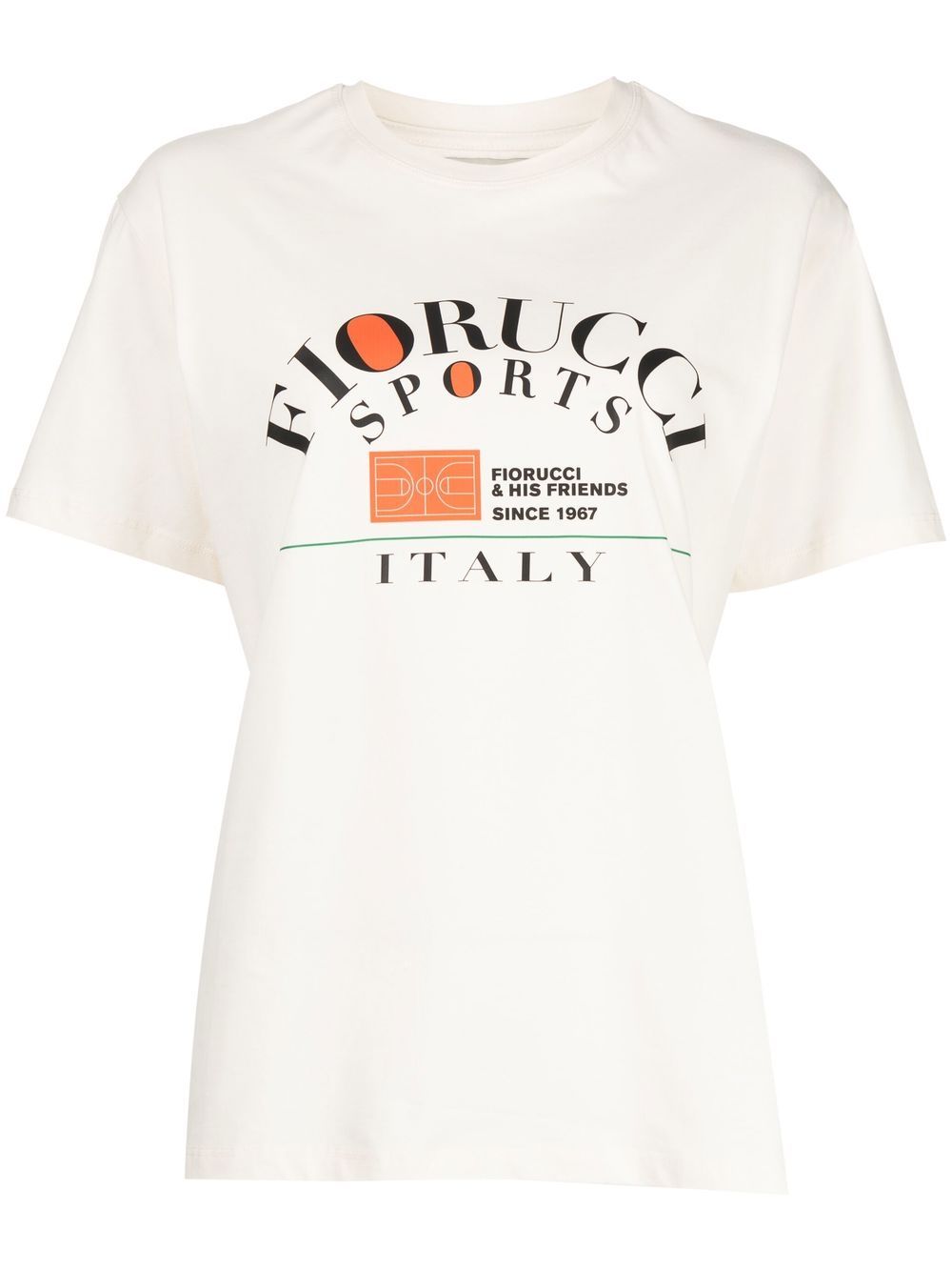 Fiorucci logo-print short-sleeve T-shirt - White