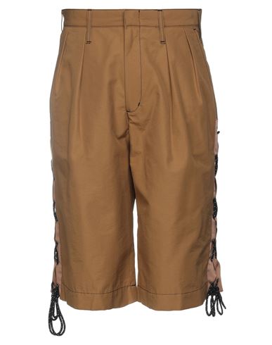 Flagstuff Man Shorts & Bermuda Shorts Camel Size S Cotton, Polyester