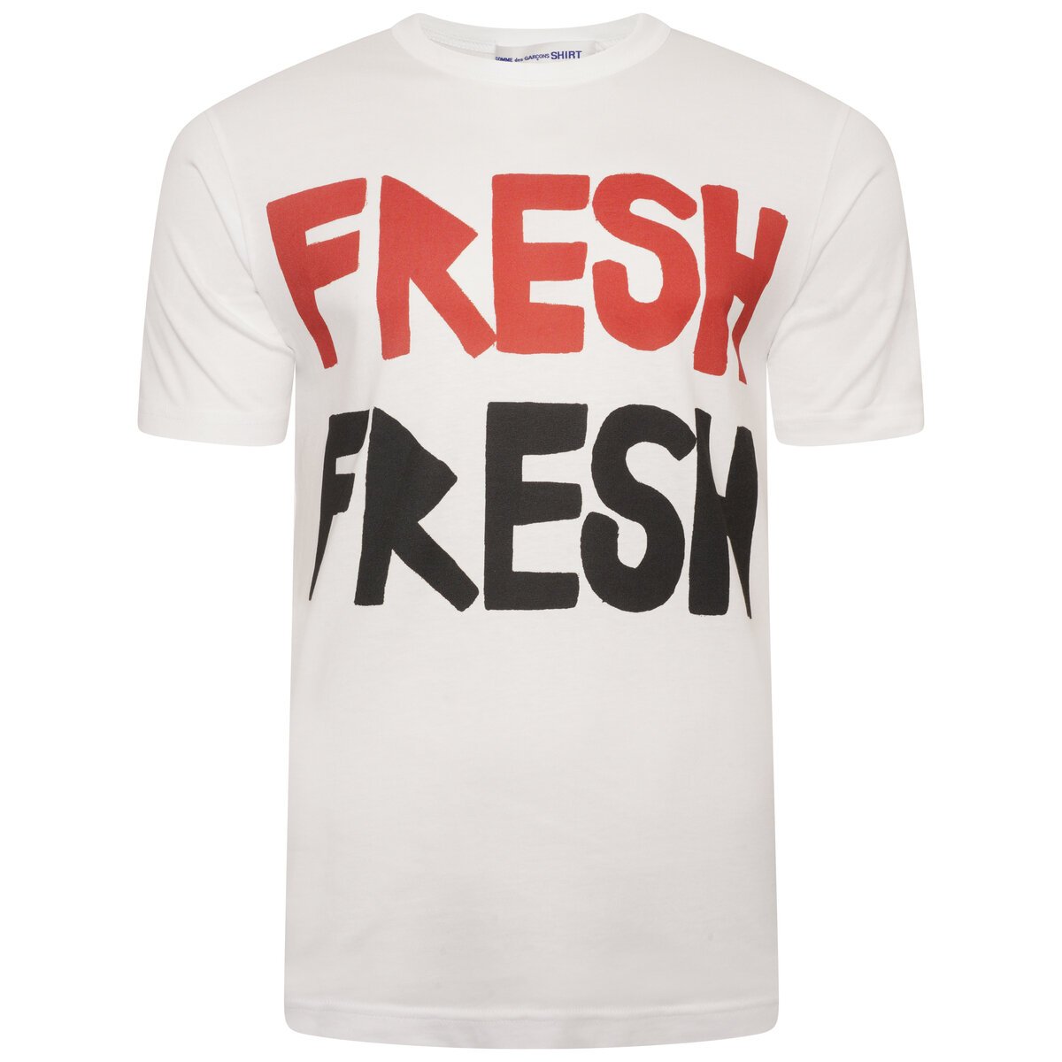 Fresh Print T-shirt Xl White