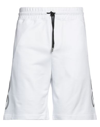 Gcds Man Shorts & Bermuda Shorts White Size S Cotton