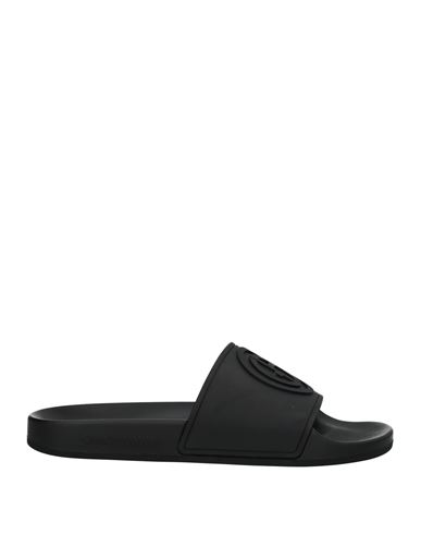 Giorgio Armani Man Sandals Black Size 6 Rubber