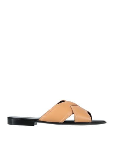 Giuseppe Zanotti Man Sandals Sand Size 6 Soft Leather