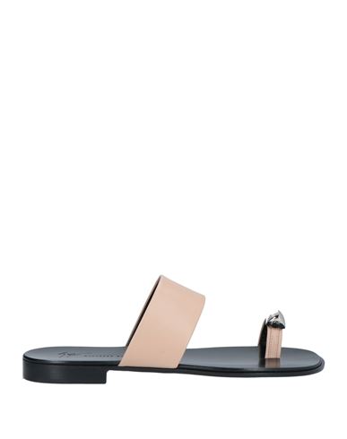 Giuseppe Zanotti Man Thong sandal Beige Size 10 Soft Leather