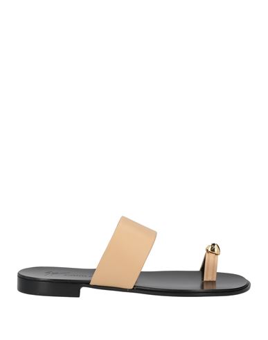 Giuseppe Zanotti Man Thong sandal Sand Size 8 Soft Leather