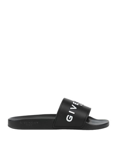 Givenchy Man Sandals Black Size 8 Rubber