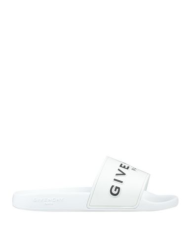 Givenchy Man Sandals White Size 9 Rubber