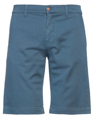 Grey Daniele Alessandrini Man Shorts & Bermuda Shorts Blue Size 29 Cotton, Elastane