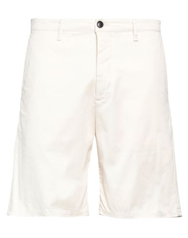 Haikure Man Shorts & Bermuda Shorts Ivory Size 35 Cotton, Elastane