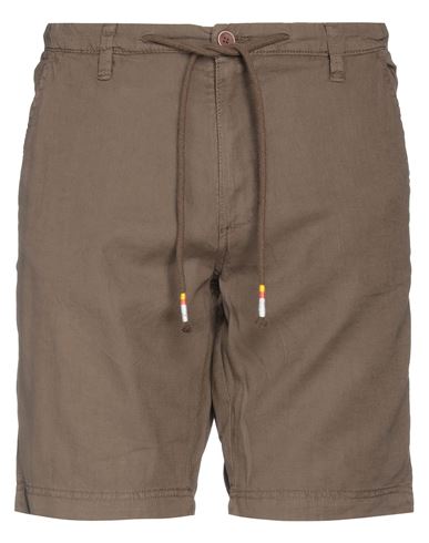 Hamaki-ho Man Shorts & Bermuda Shorts Khaki Size 30 Linen, Cotton