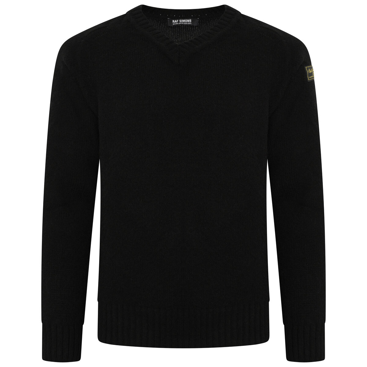 Hammer Sleeve Wool Sweater S Black