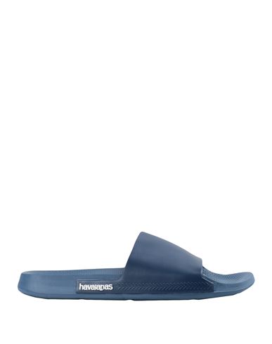 Havaianas Man Sandals Slate blue Size 11/12 Rubber